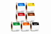 Full Week Day Labels Bundle – All 7 Days (500 Labels Per Roll)