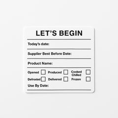 Pack of 10/500 stickers per roll