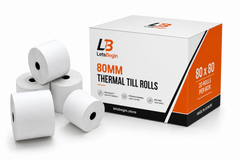 Thermal Till Rolls – 80x70mm | Box of 20