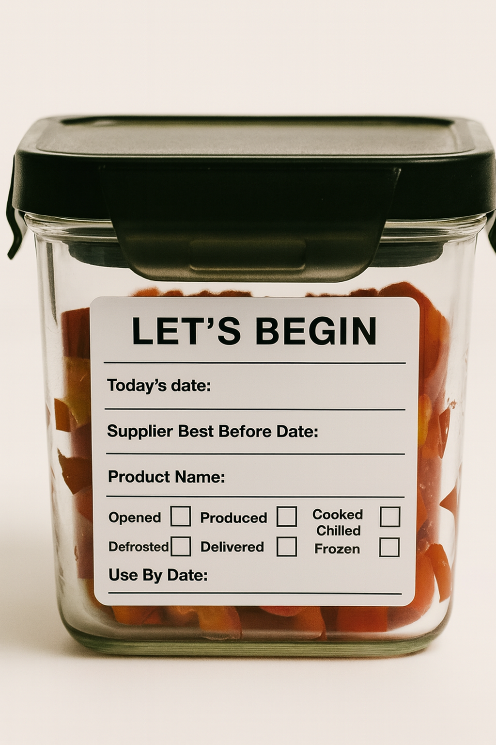 Pack of 10 Rolls – 300 Waterproof Food Date Labels per Roll (3,000 Total, Easy-Peel & Residue-Free)