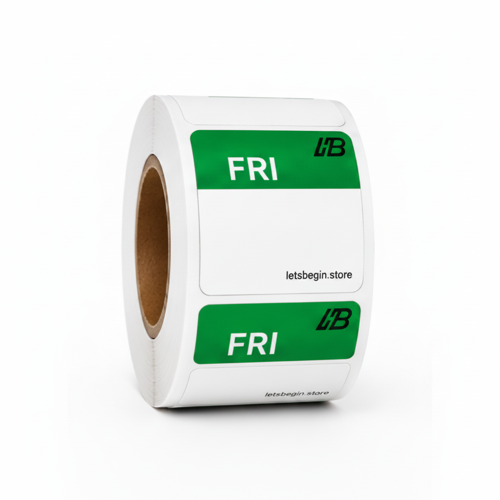 Friday Green Labels Roll