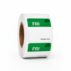 Friday Green Labels Roll