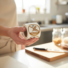 Gluten Free Label - Lifestyle Hand